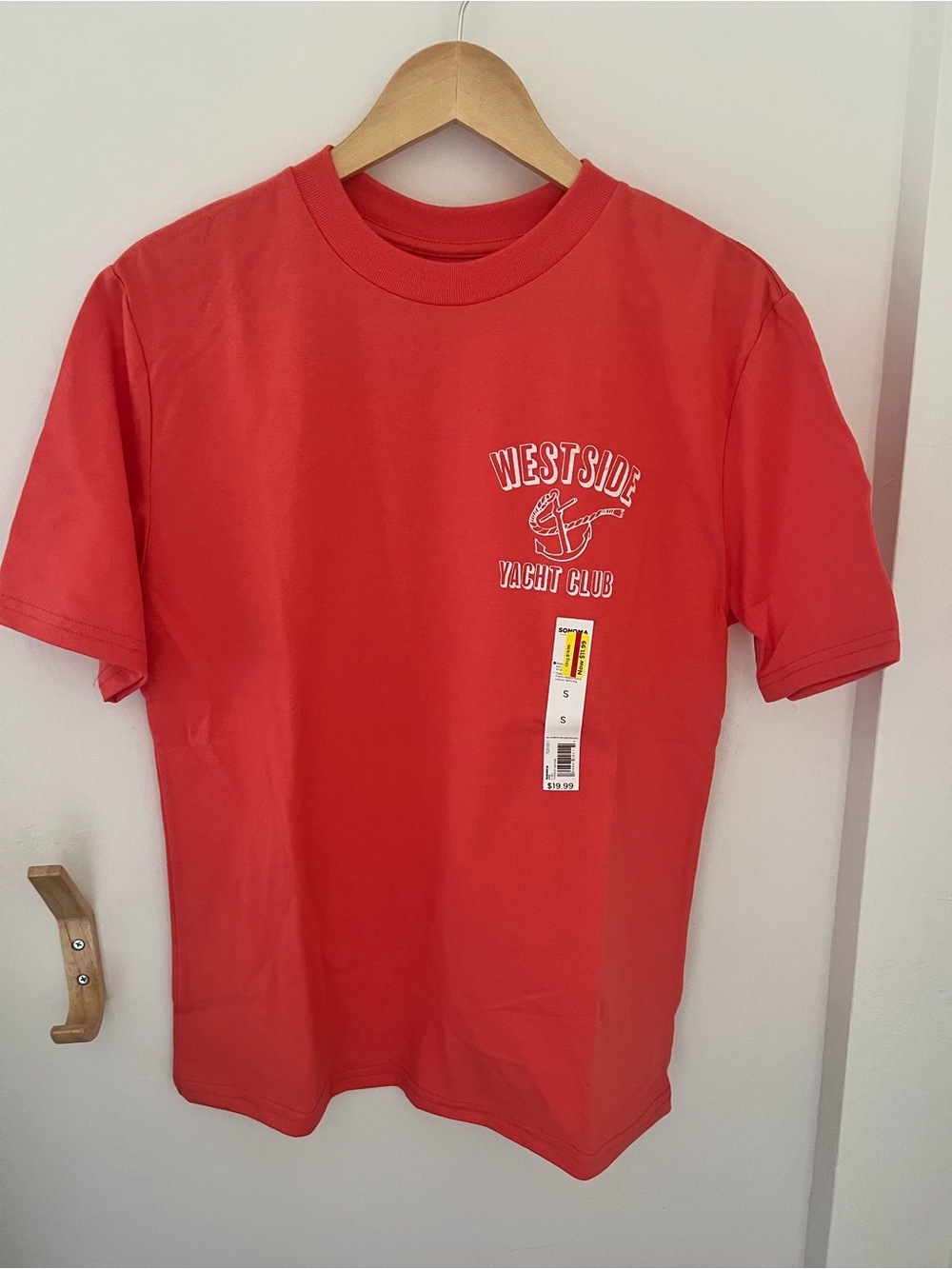 Westside Yacht Club Coral Red T-Shirt